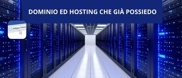 hosti e dominio che già possiedo